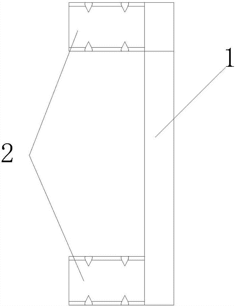 Vehicle lateral collision energy absorption structure