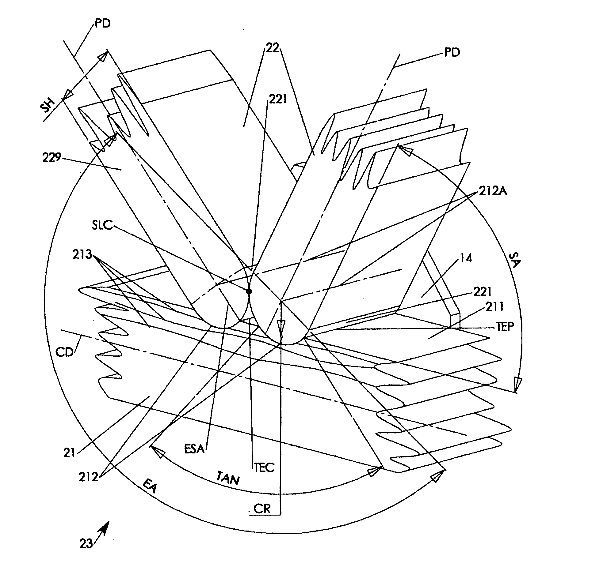 Area contact truss strut joint