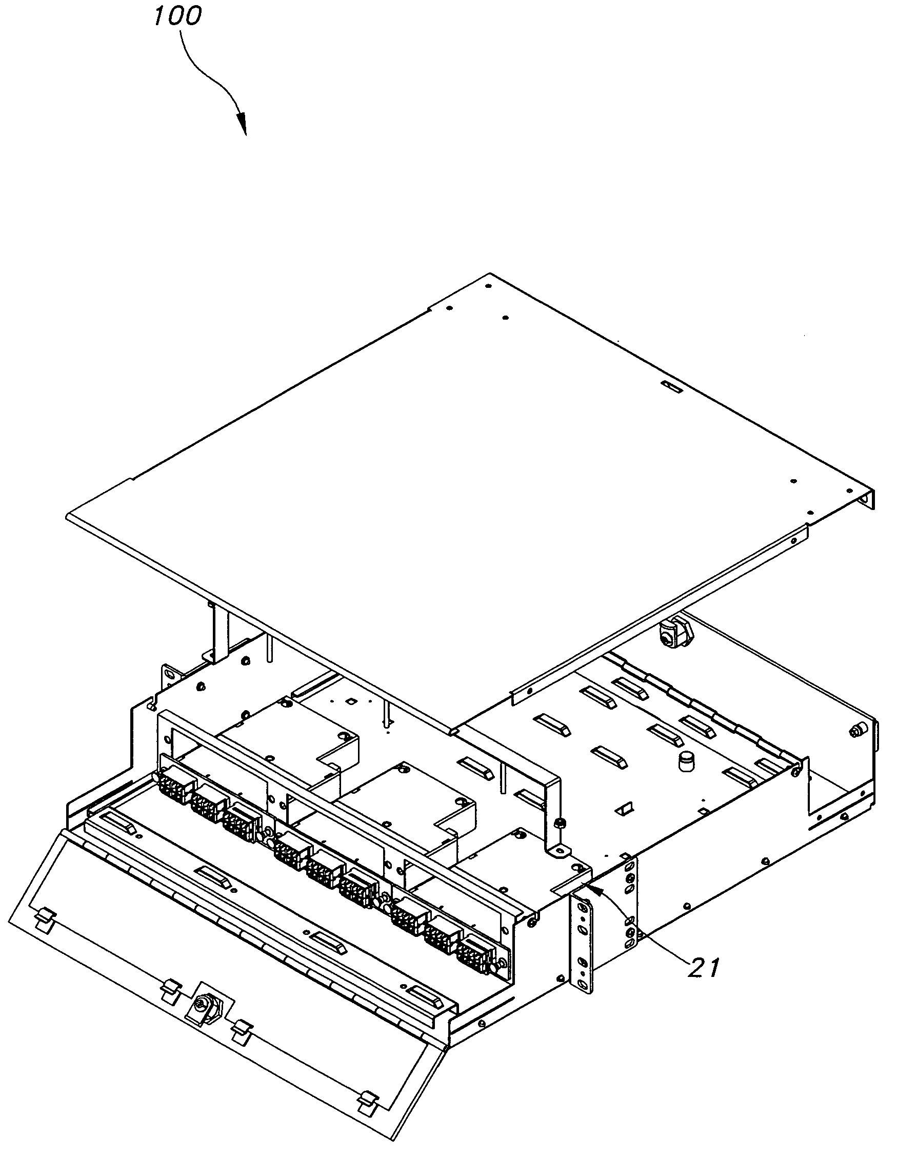 Secure fiber optic network cassette assembly