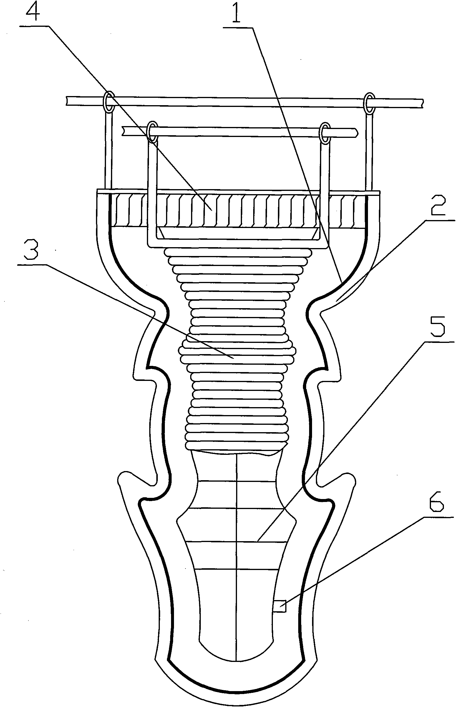 Integral electroforming method and dedicated die of three-dimensional sculpture