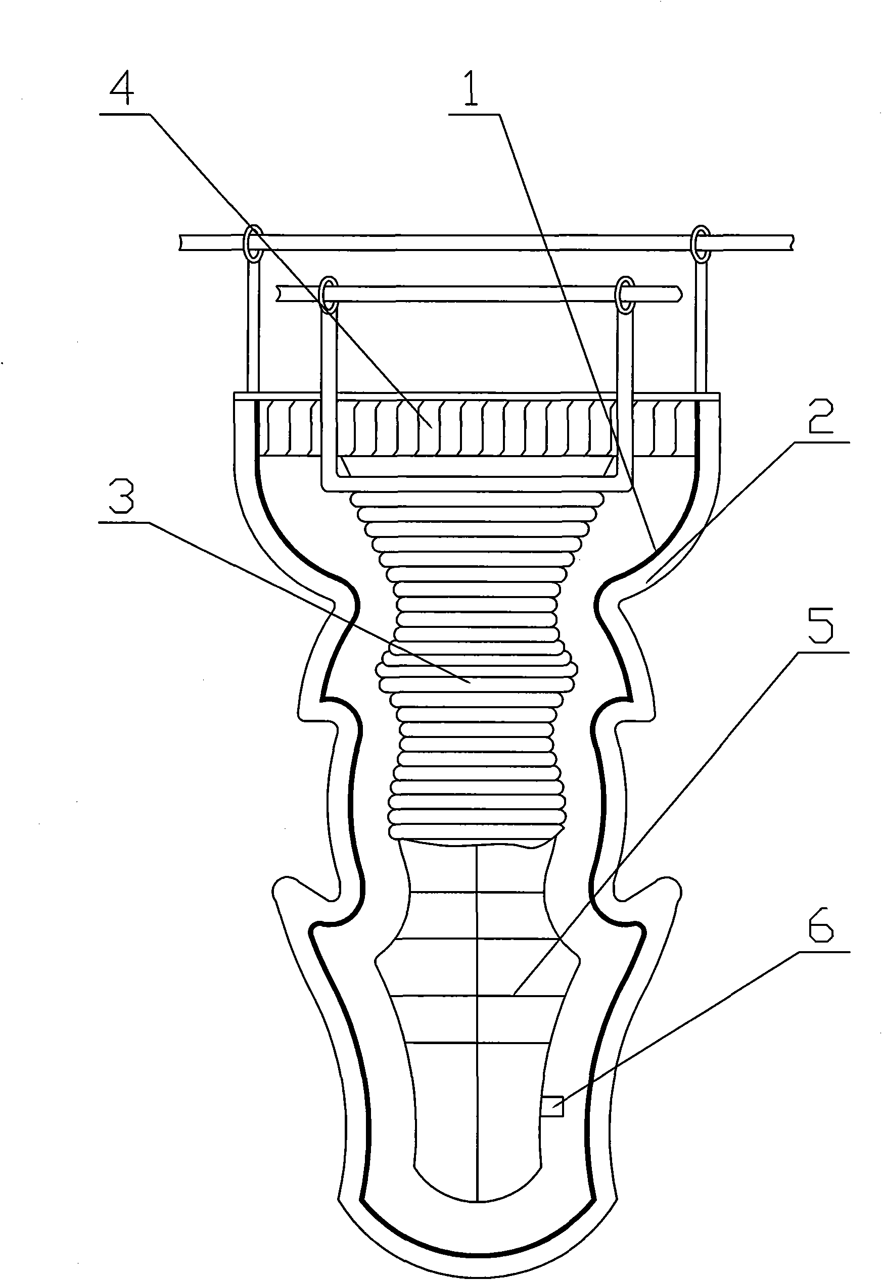 Integral electroforming method and dedicated die of three-dimensional sculpture