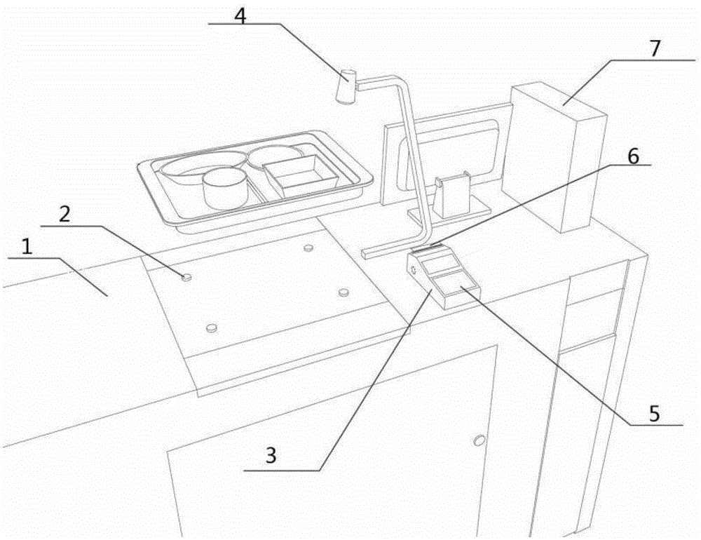 An automatic settlement system and method for catering