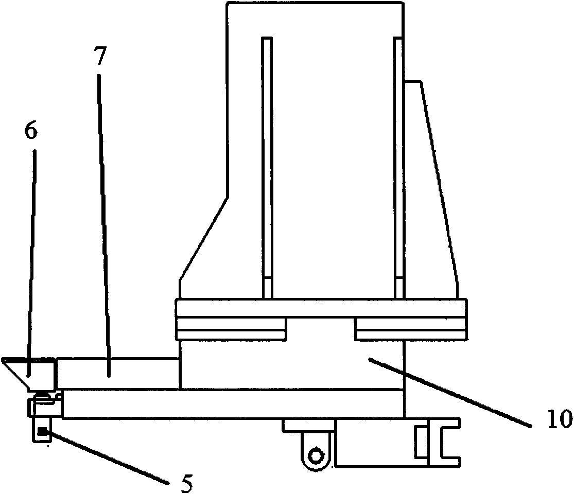 Fixture device for steel plate laser welding machine and implementation method