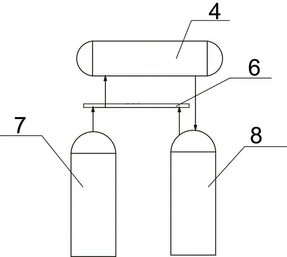 Recovery method and device for glyphosate raw material methanol