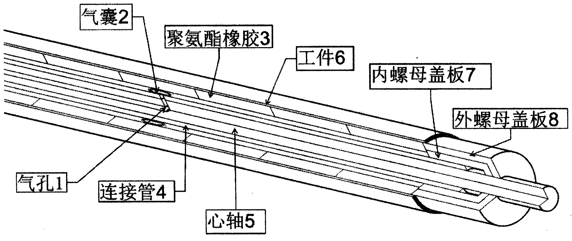 Method and clamp for clamping thin-walled cylinder-shaped workpieces