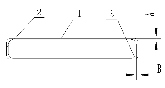 Heat radiating pipe with different wall thickness