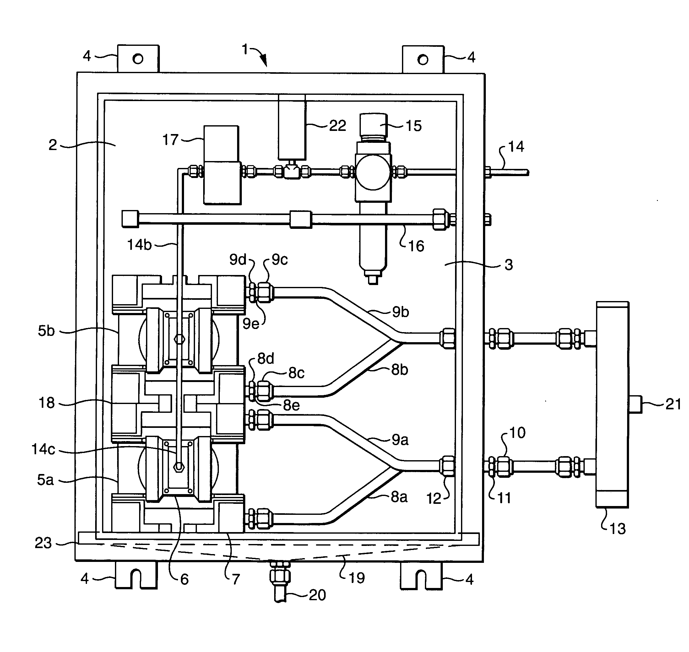 Apparatus for dispensing hazardous chemicals