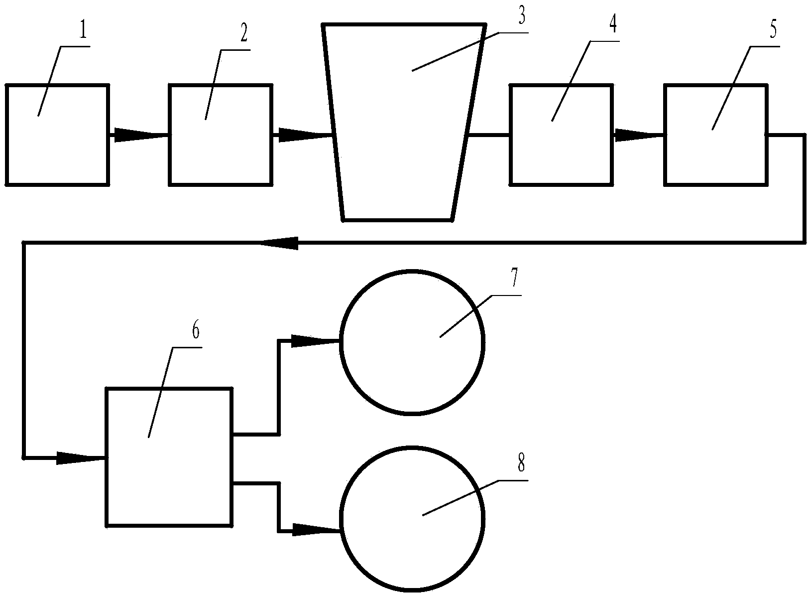 Prebaked anode crude and cooked product breaking and adding system