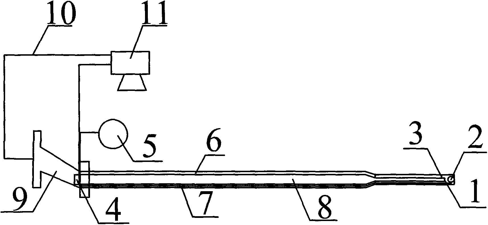 Micromirror spinal dura mater external cavity puncturing device