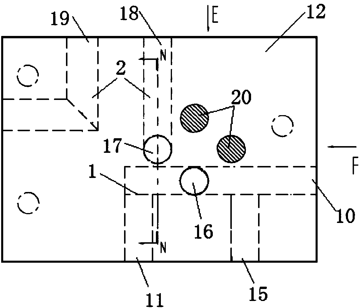 A hydraulic switching device applied to the processing of disk parts