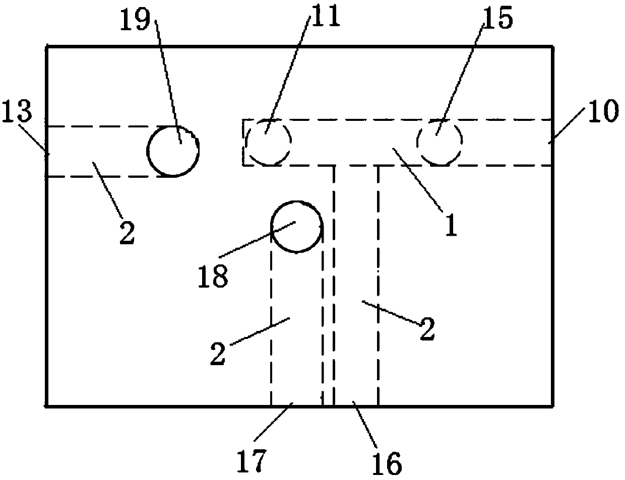 A hydraulic switching device applied to the processing of disk parts