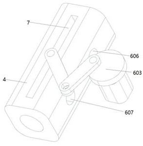 Temperature-controlled faucet based on crank rocker principle and temperature control method