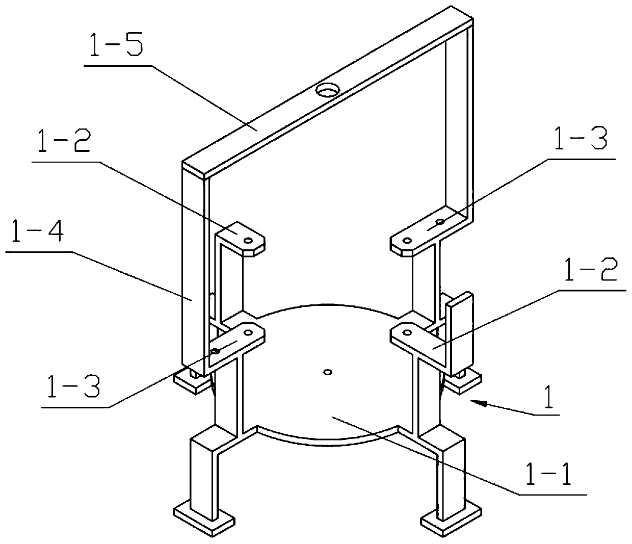 High-efficiency building concrete stirring machine