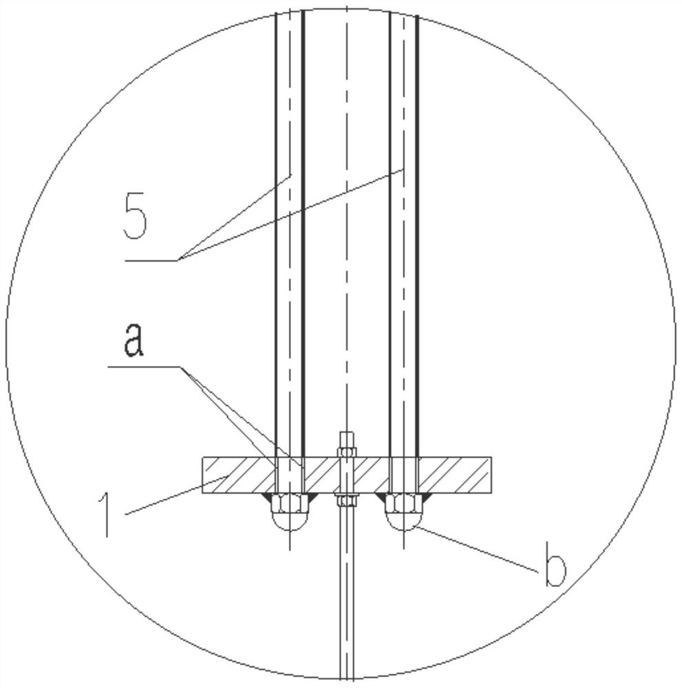 Prestressed anchor bolt mounting structure and mounting method