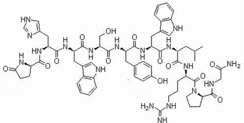 Triptorelin purification preparation method