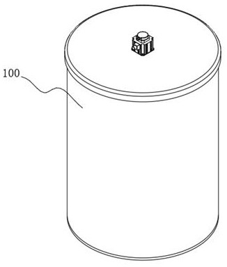 A medical sewage treatment device based on centrifugal separation of floating objects