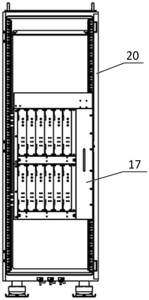 Multi-layer module interconnection integrated cabinet for electronic equipment