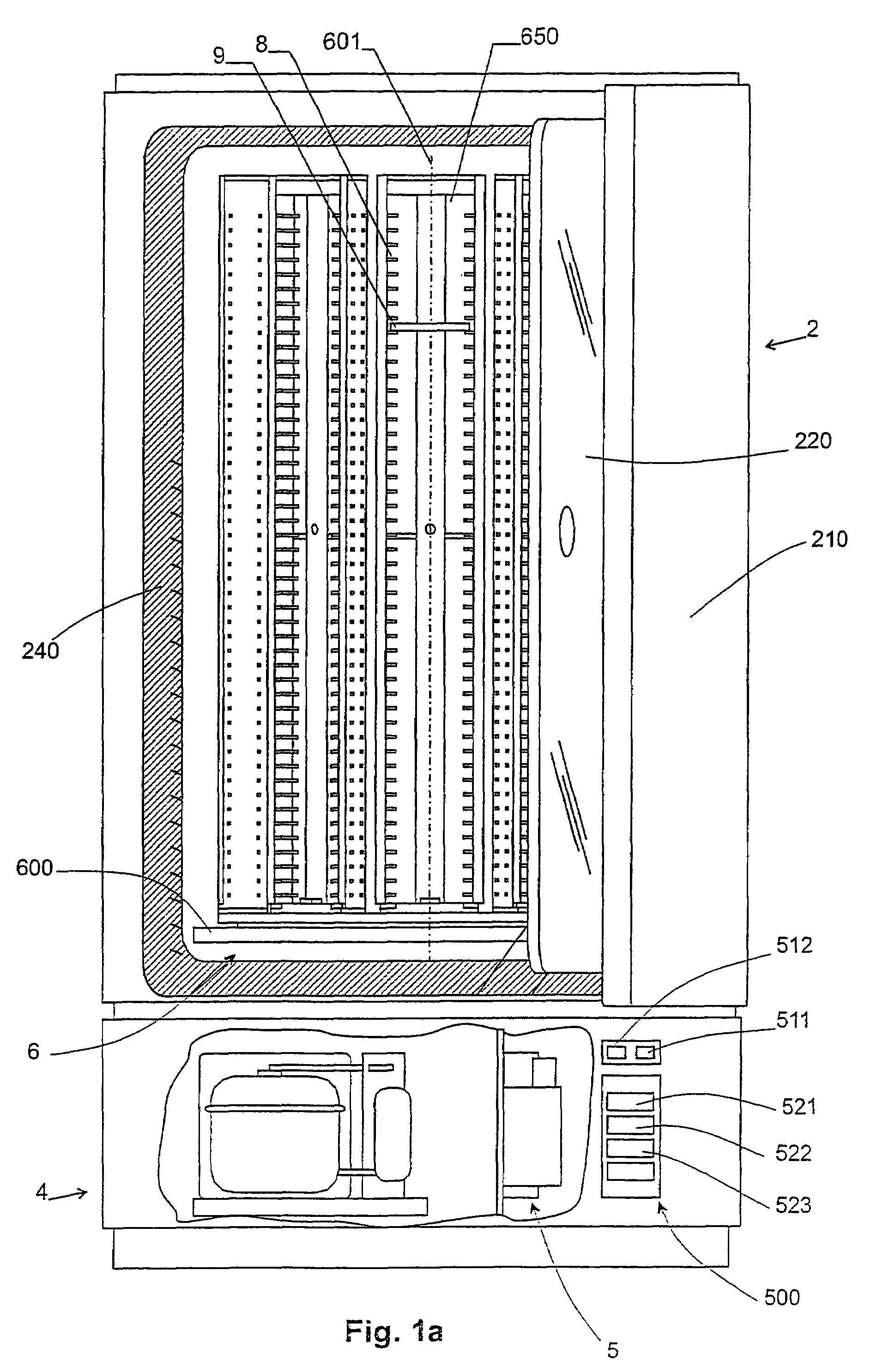 Air-conditioned storage cupboard