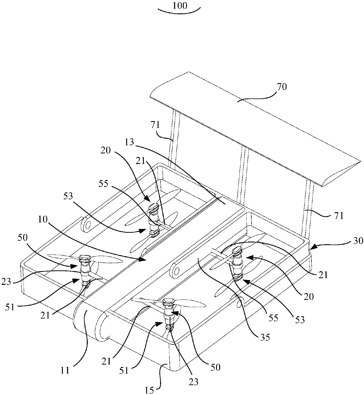 Aircraft as well as cruise level flight method