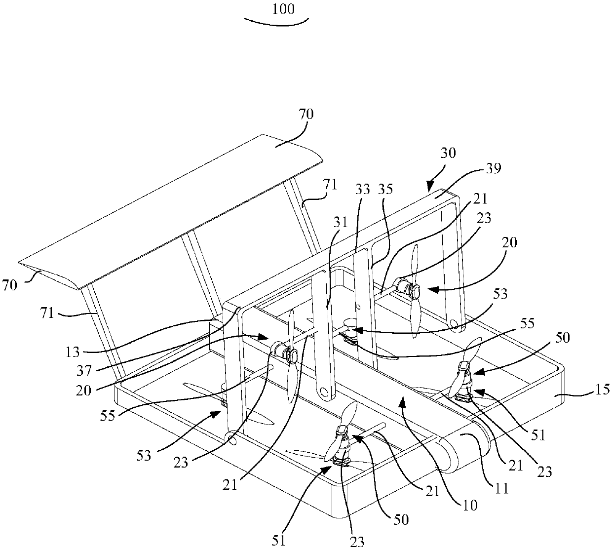 Aircraft as well as cruise level flight method