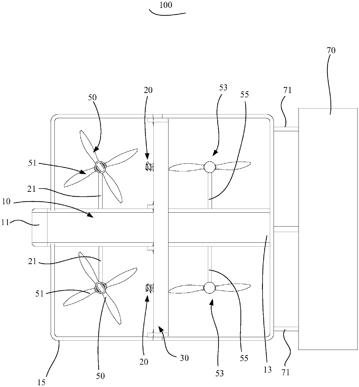 Aircraft as well as cruise level flight method