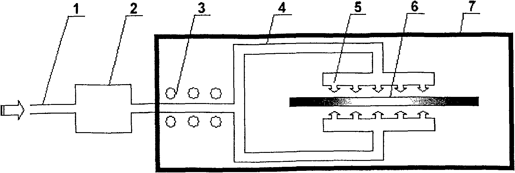 Steel belt lead-bath quenching and backfire product line decarburization technique and device thereof