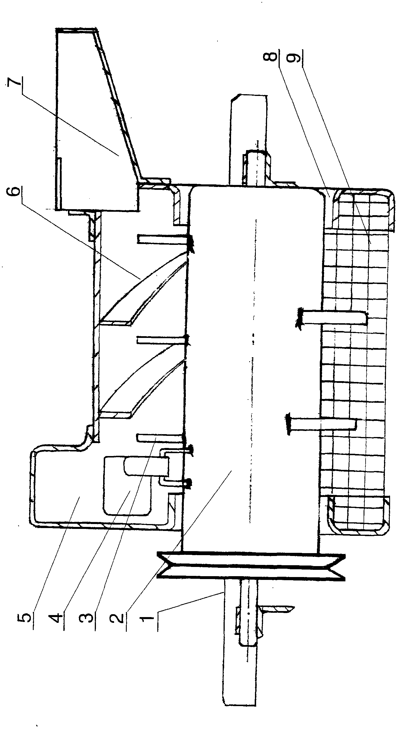 Automatic threshing separator