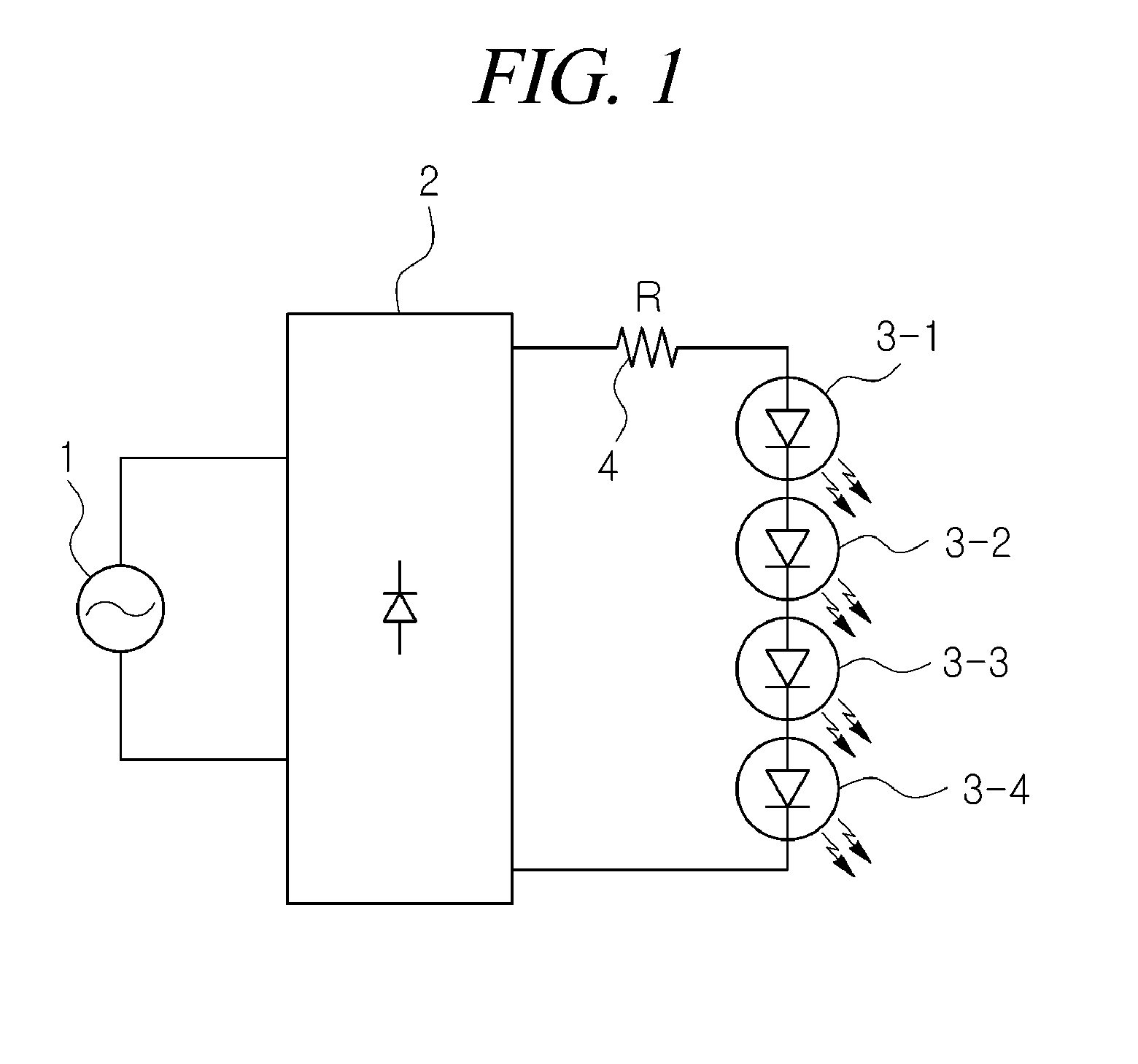 LED driving circuit package