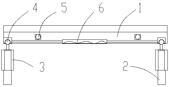 An anti-turbulence ship bed