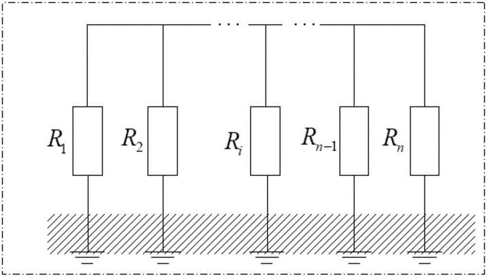 On-line measurement device and measurement method of grounding resistor