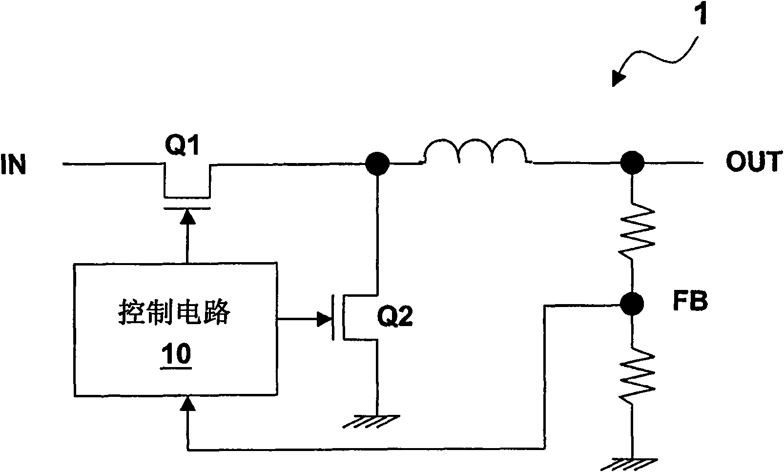 Power supply circuit for improving transient variation reaction, control circuit and method thereof