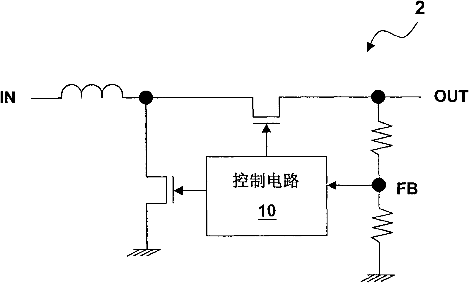 Power supply circuit for improving transient variation reaction, control circuit and method thereof