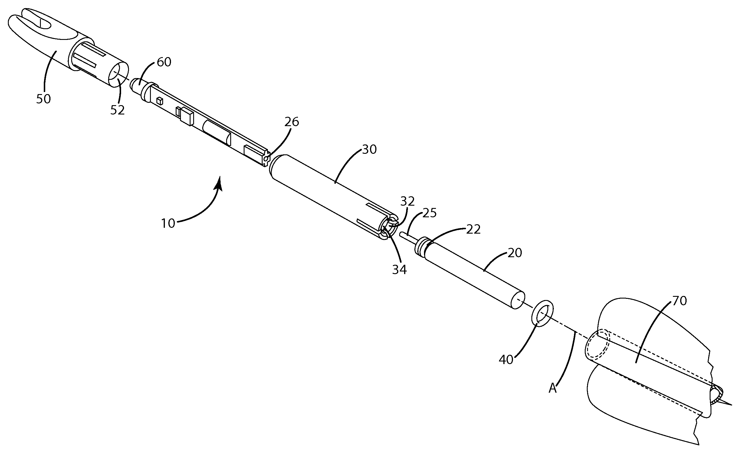 Lighted archery nock with variable light emissions