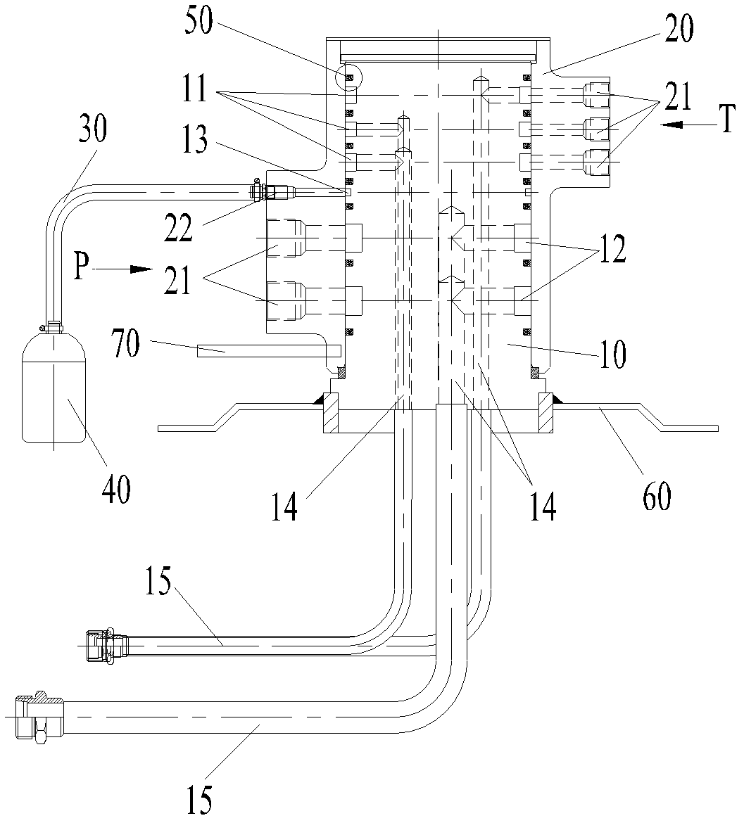 Rotating joint and environmental sanitary vehicle with same