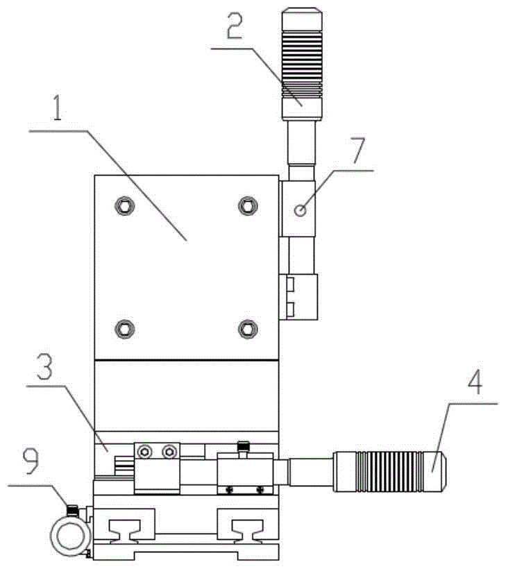 Valve element micrometric displacement testing device