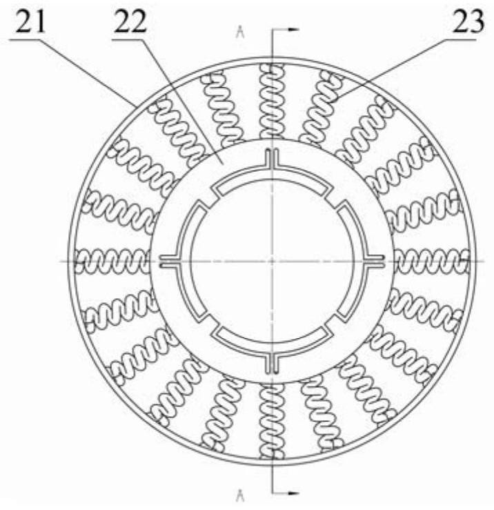 Supercritical carbon dioxide turbine rotor radial supporting system