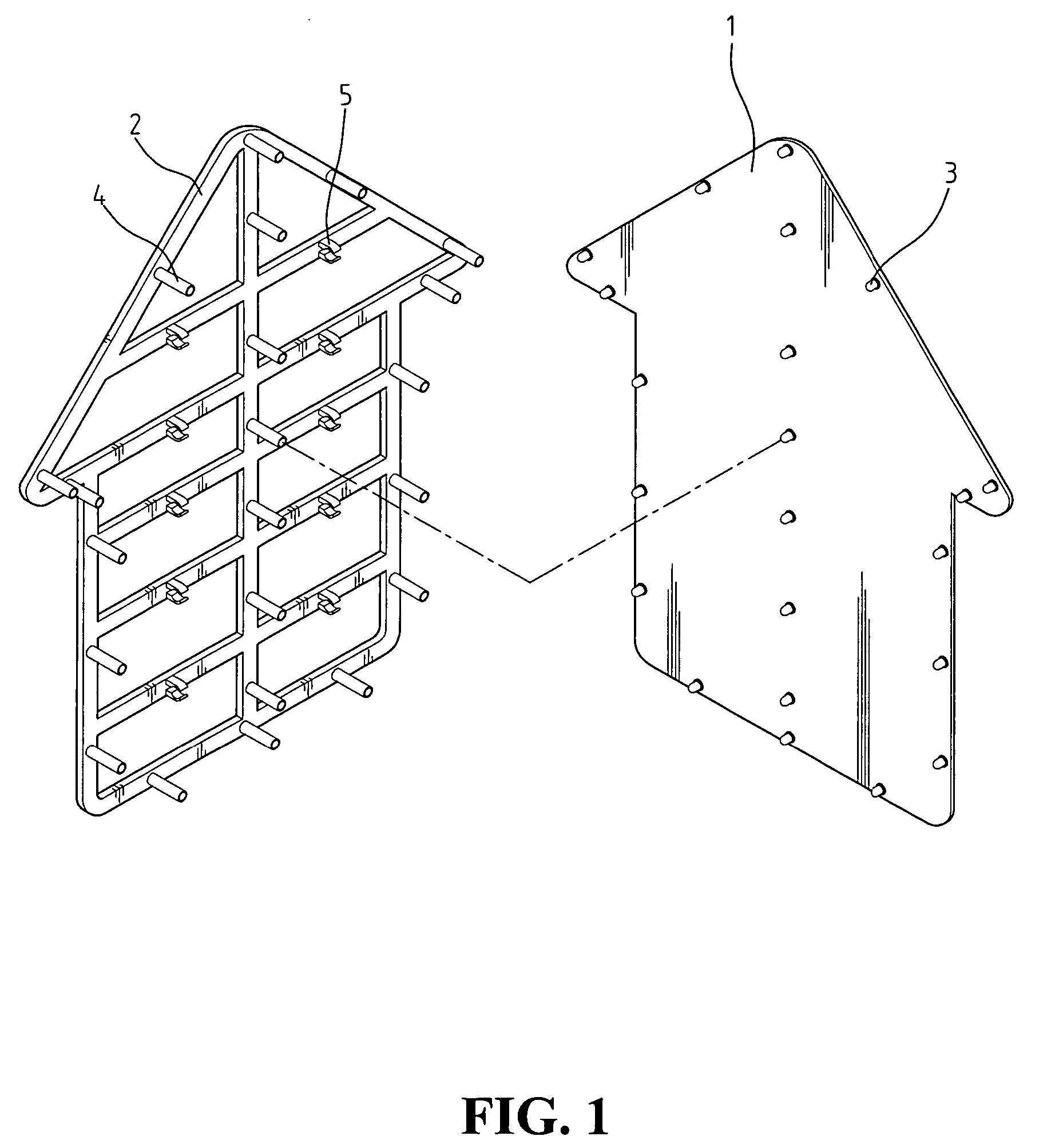 Fastening structure for decorative plate