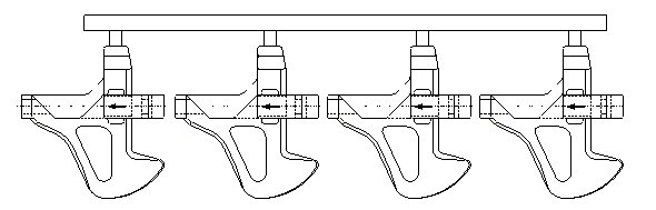 Lost foam casting method of central lock body for container