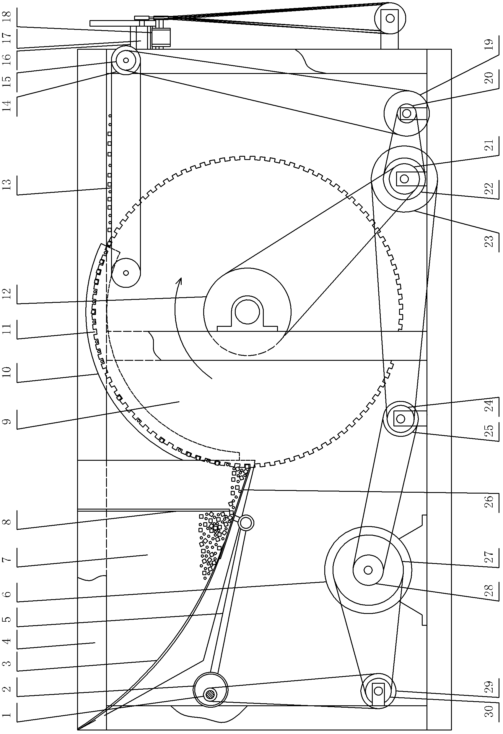 Chopstick sorting device