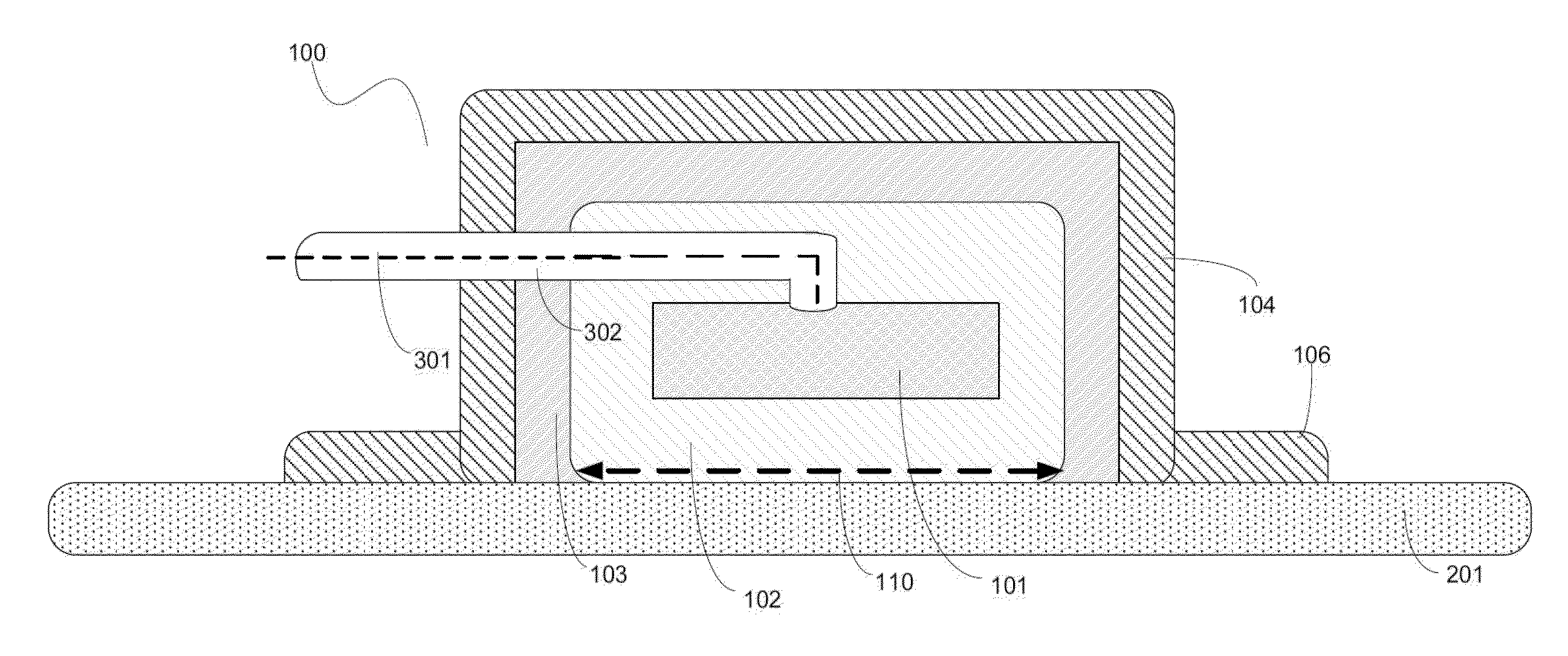 Patches for the attachment of electromagnetic (EM) probes