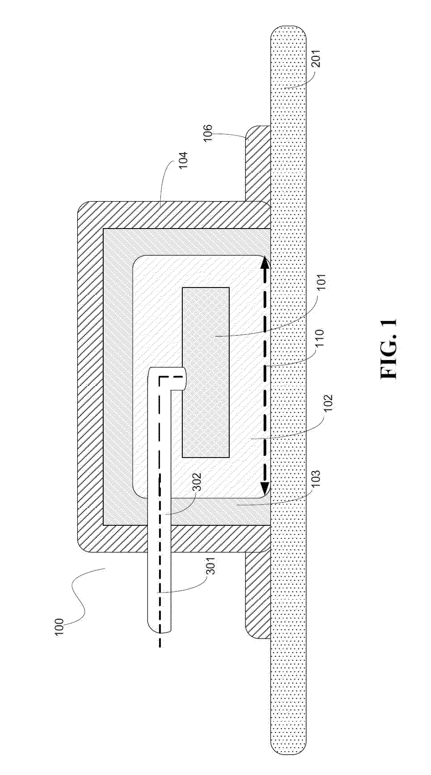 Patches for the attachment of electromagnetic (EM) probes