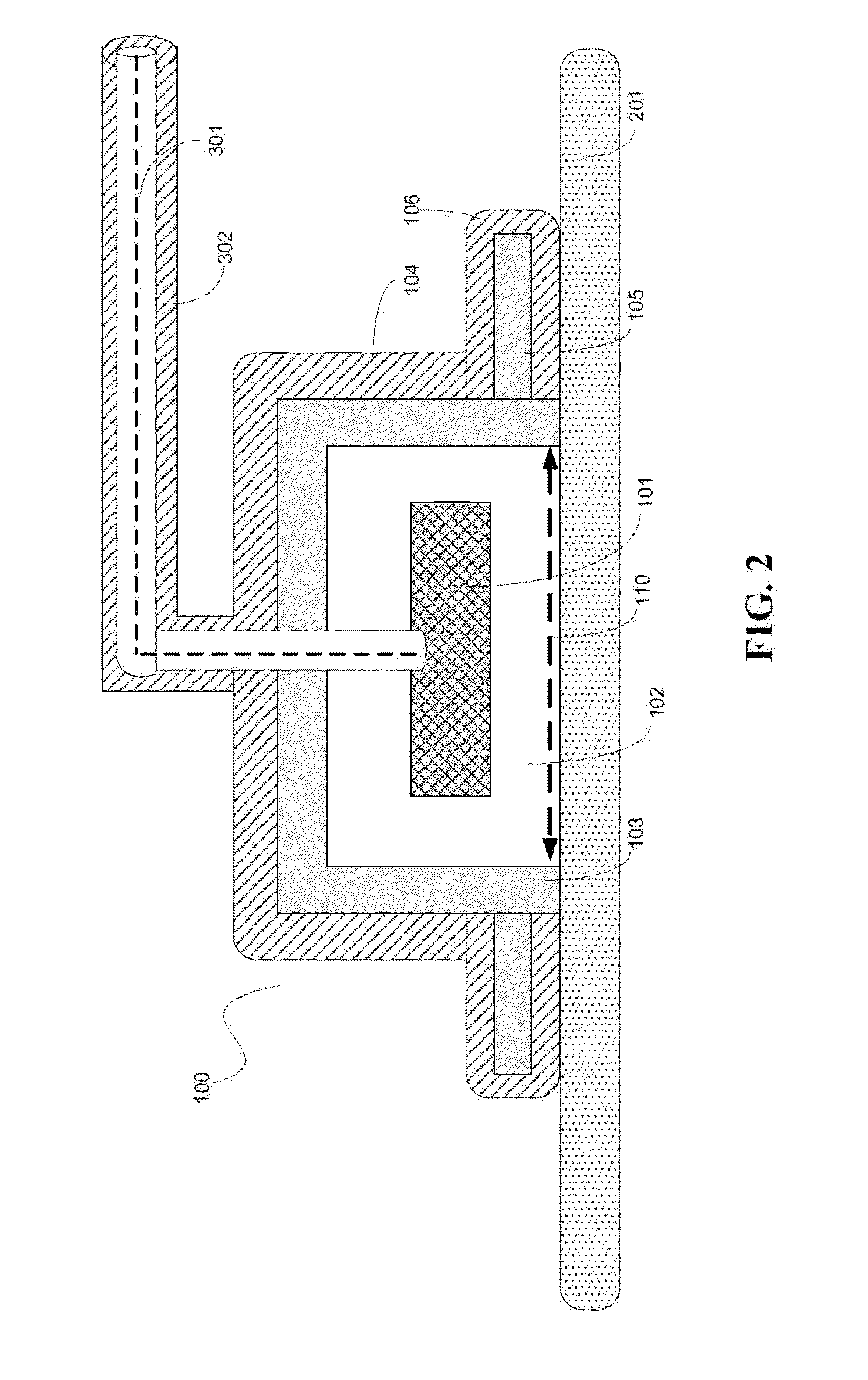 Patches for the attachment of electromagnetic (EM) probes