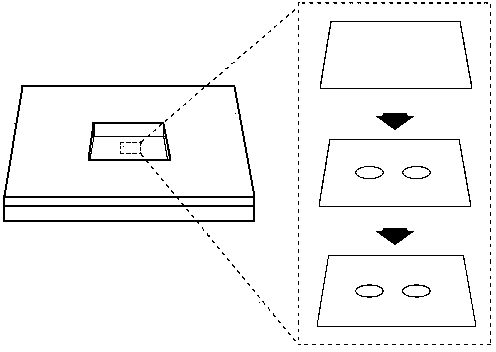 Preparation method of nanopore chip with plasmon resonance scattering response function