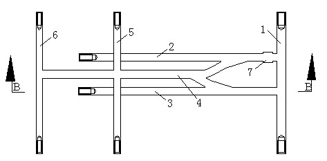 Component-based mining area roadway layout model