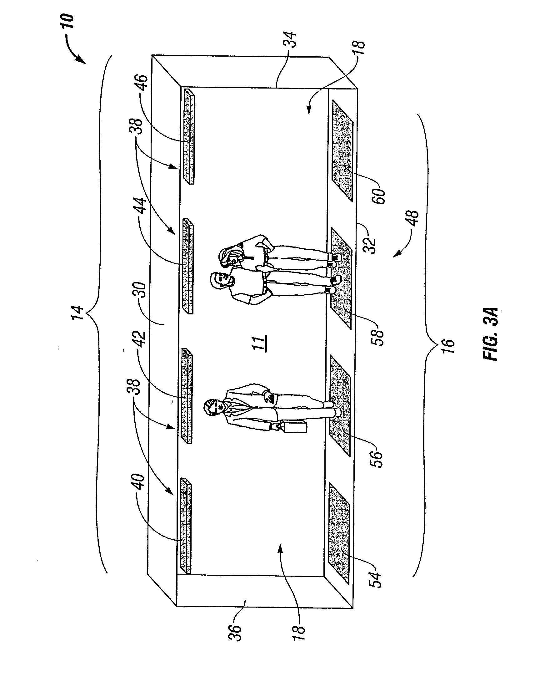 Wide Exit/Entrance Electronic Article Surveillance Antenna System