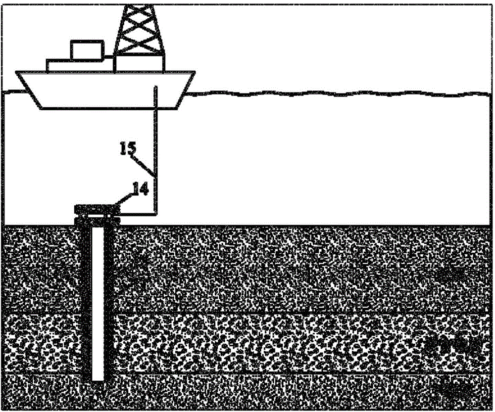 Single-well depressurizing mining system and method for marine gas hydrate