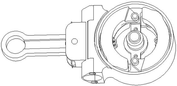 Rope descending device