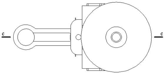 Rope descending device