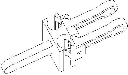 Rope descending device