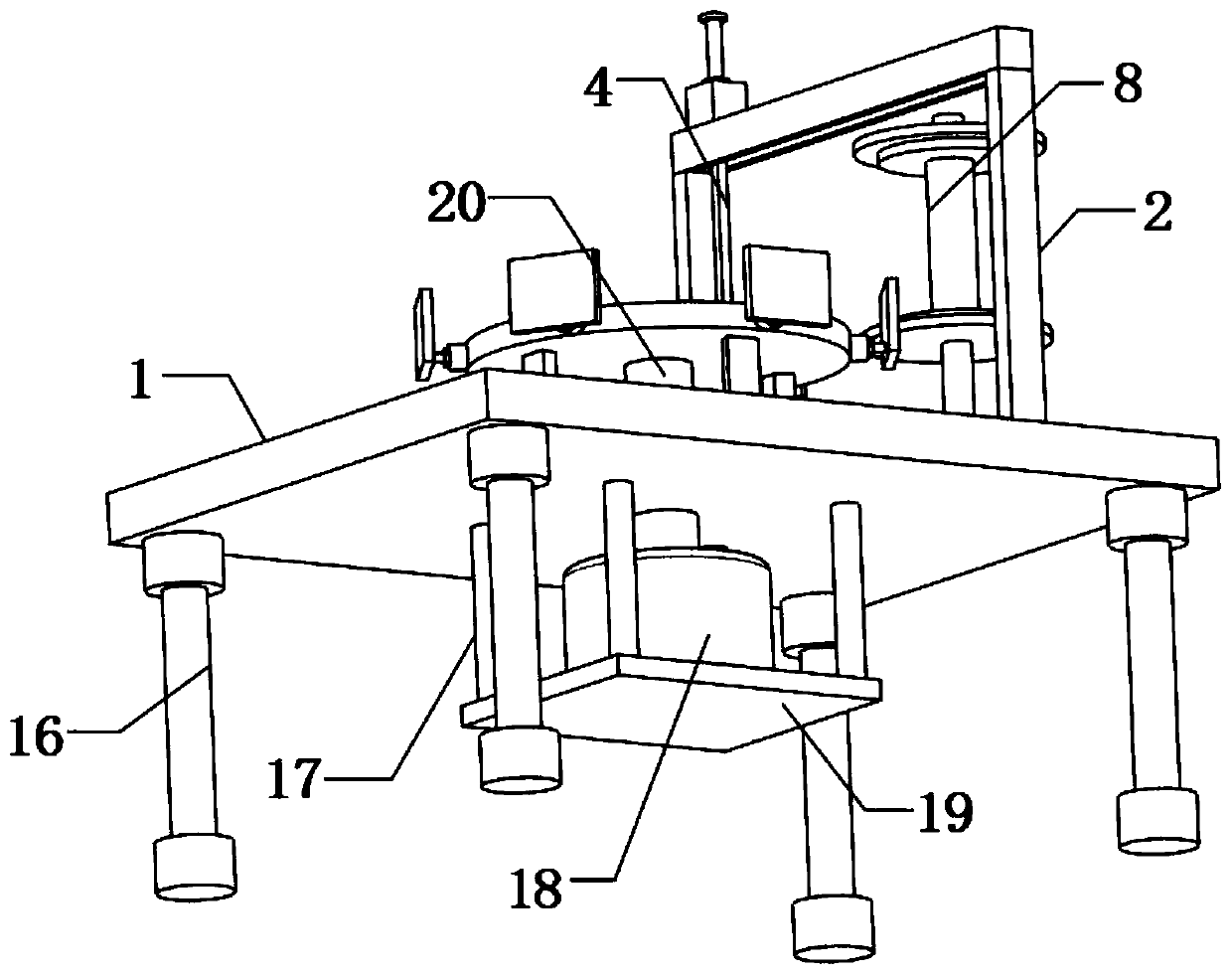 Article packaging device for logistics transportation